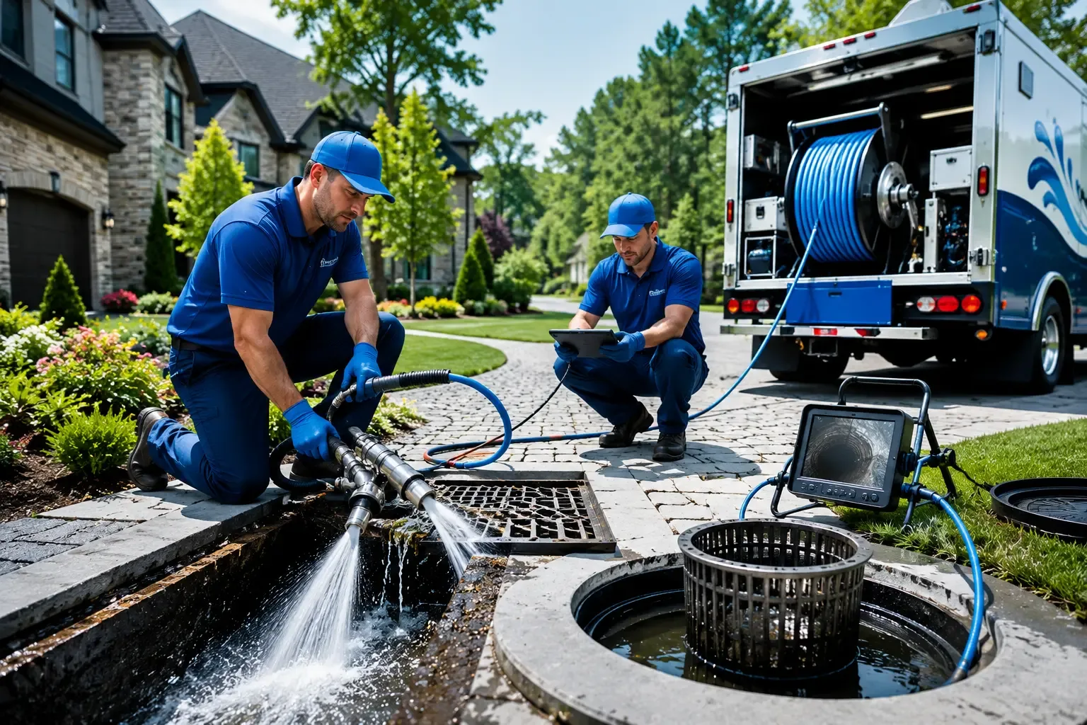 Local outdoor drain cleaning professionals in Spring Glen, PA